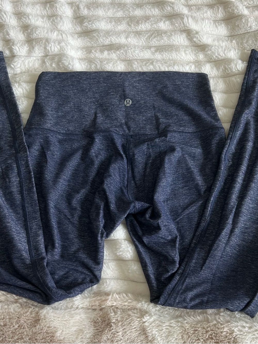 lululemon athletica Dark Navy Heather High-Rise Leggings
